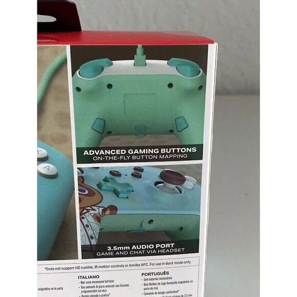 Power A Enhanced Wired Controller for Nintendo Switch – Animal Crossing Tom Nook - Picture 6 of 9